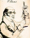 Caricature of Robert Knox